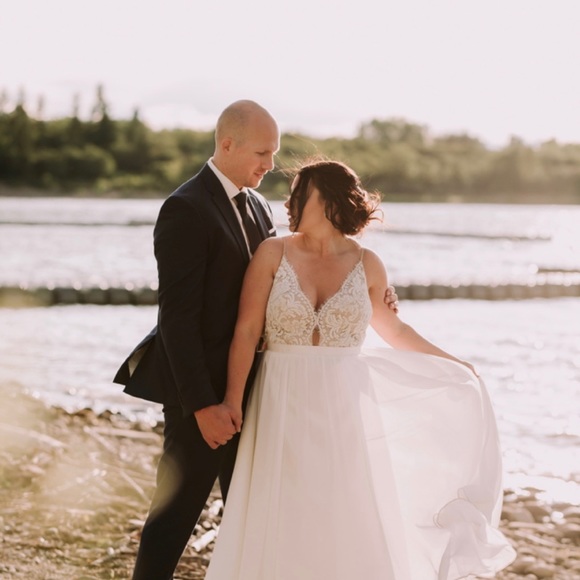 CUSTOM TRUVELLE SARA WEDDING DRESS - Picture 4 of 7